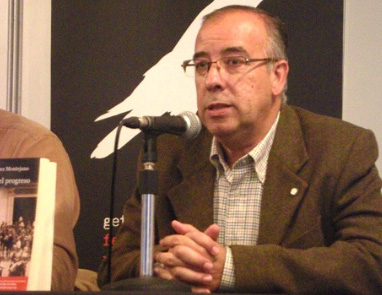 Antonio Gómez Montejano, quien presentó su novela negra Adalides del Progreso 