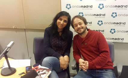 Chema Rodríguez Calderón fue al estrella invitada del programa de radio De uno en uno