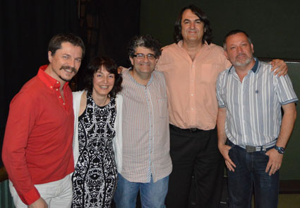 Pedro Víllora, Juana Escabias, Ignacio del Moral, Miguel Angel de Rus, Juan García Larrondo