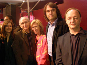 Margarita Piñero, José Luis Alonso de Santos, Rosa Díez, Miguel Angel de Rus y Francisco Legaz