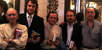 José Luis Alonso de Santos, Miguel Angel de Rus, Juan Manuel González, José Enrique Canabal y Luis Alebrto de Cuenca