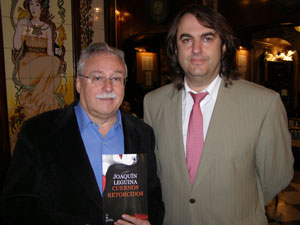 Leguina con Miguel Ángel de Rus