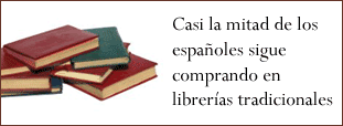 Casi la mitad de los españoles sigue comprando en librerías tradicionales