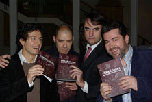 Los Irreverentes Miguel Angel Oeste y Miguel Angel de Rus y Juan Bonilla, Pablo Aranda, Rodrigo Fresán y Javier Calvo convierten en cuento sus películas fantásticas favoritas